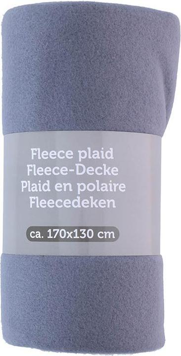 Actual product image Granna Fleecedecke 170x130 cm (blau) (170 x 130 cm)