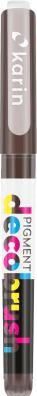 Actual product image Karin Brush marker Pigment Deco, 4 pieces (sepia 477U, 4 x)
