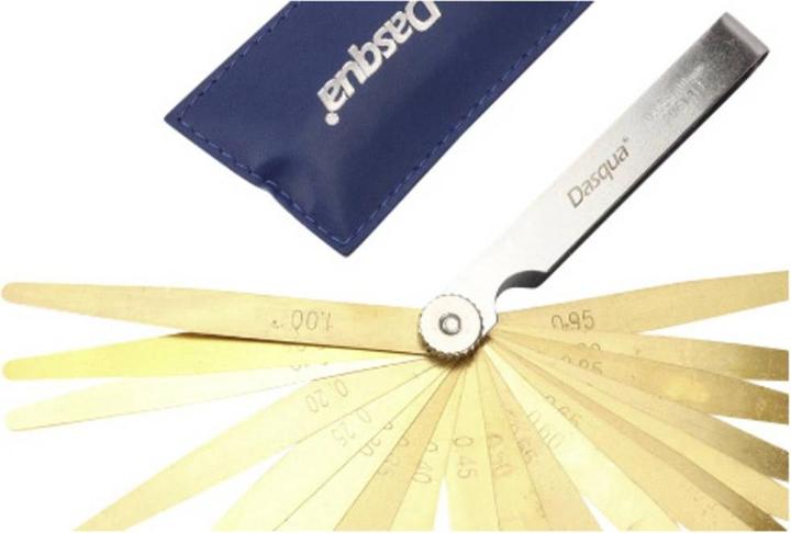 Produktbild Dasqua 1620-0100 Fühlerlehre aus Messing für Zündkerzen (12.50 cm)
