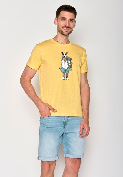 Actual product image Greenbomb Animal Dog Traveller Roll T-Shirt (XL)
