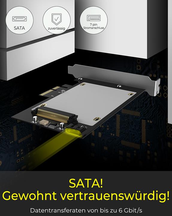 Produktbild Icy Box IcyBox PCIe Card IB-PCI2017-U2 U.2 NVMe, SATA SSD