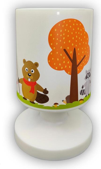 Produktbild Niermann Stand By Niermann Waldtiere LED Akku-Tischleuchte Warmweiss 1,5W IP44 Weiss, Multicolor