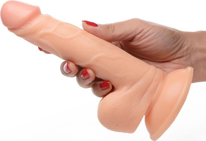 Image du produit Pop Peckers Poppin Dildo 16.5 cm - Beige