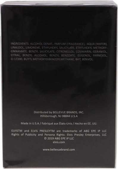Actual product image Bellevue Parfums Elvis Presley Forever by Eau de Parfum Spray 100 ml (Eau de parfum, 100 ml)