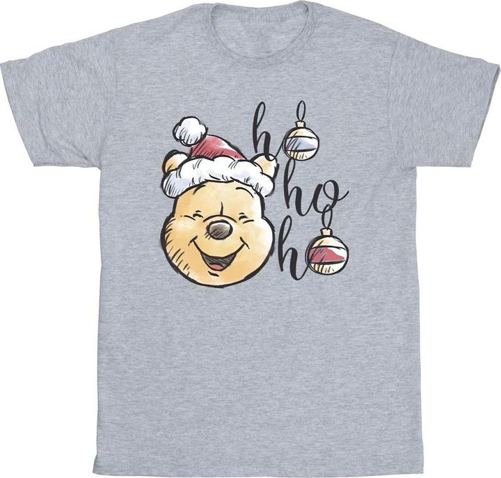 Disney Winnie The Pooh Ho Ho Ho Baubles TShirt (5XL)