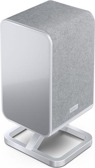 Actual product image Sharp Speakers HT-SPR52021(SL) Q Soundbar 2.0.2 Wireless Rear Surround Speakers, Silver |