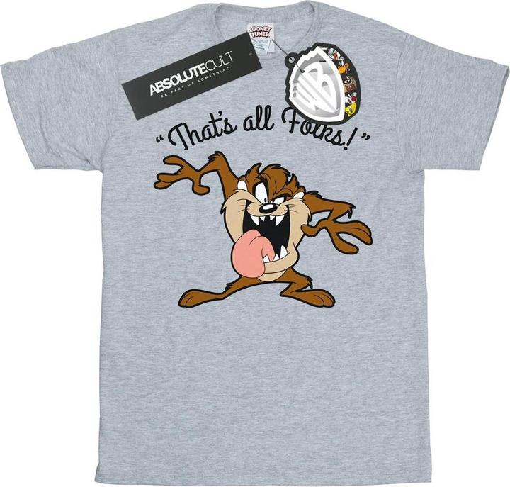 Looney Tunes Taz That's All Folks TShirt Jungen