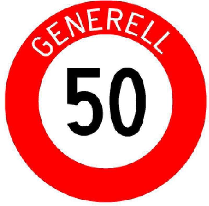Produktbild BRW Signaltafel Höchstgeschwindigkeit 50 Generell 2.30.1