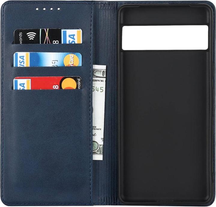 Actual product image Cover-Discount Google Pixel 7 - Stand Flip Case Cover dark blue (Google Pixel 7)