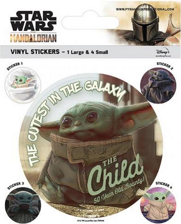 Produktbild Star Wars Aufkleber The Mandalorian Set