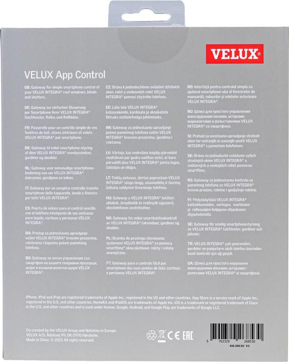 Produktbild Velux App Control KIG 300