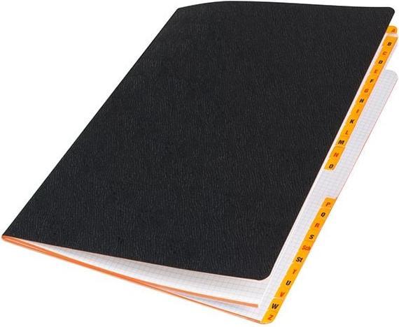 Produktbild Neutral Wachstuchheft mit Register 10,6 × 17 cm (10.6 x 17 cm, Kariert)