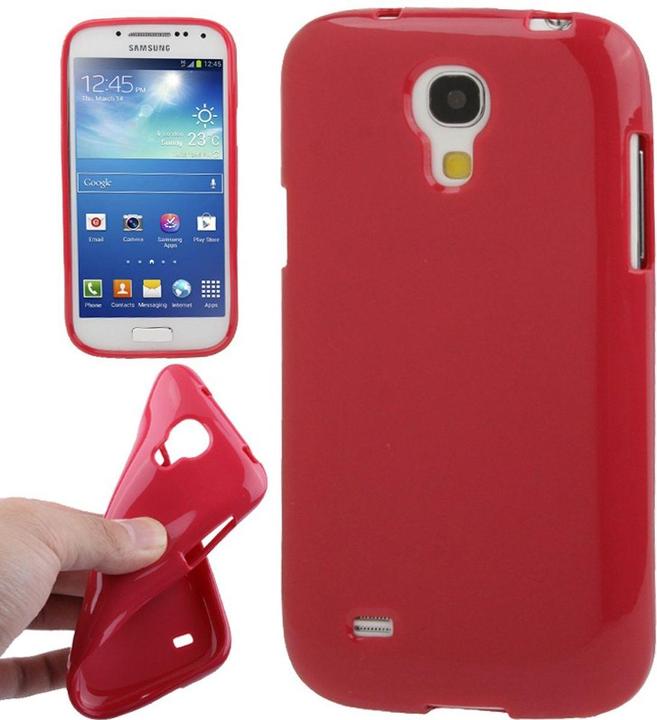 Actual product image König Design Protective cover TPU Case for mobile Samsung Galaxy S4 mini i9190 red (Samsung Galaxy S4 mini)