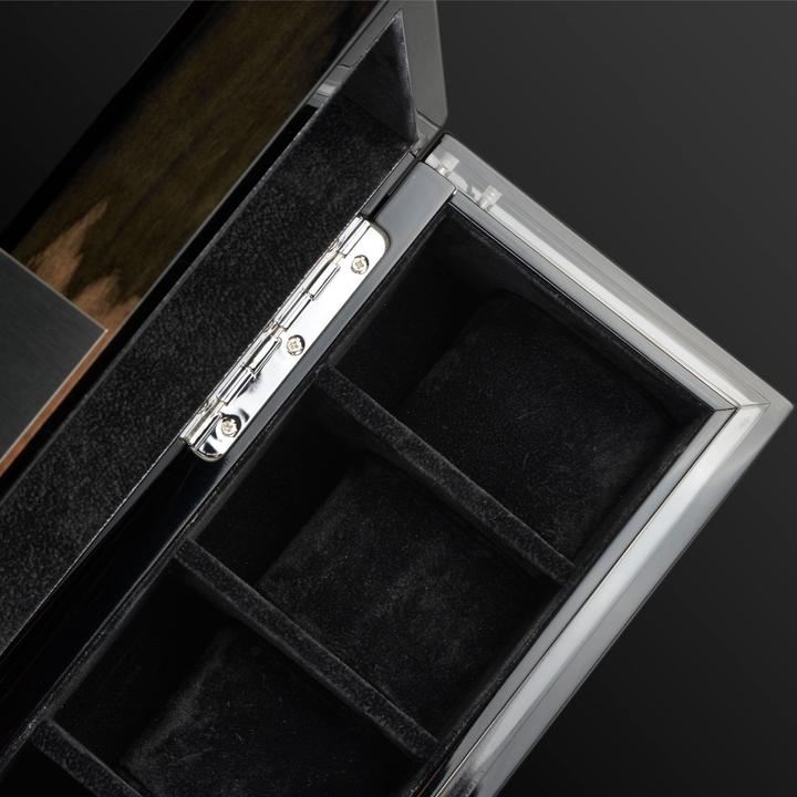 Produktbild Heisse & Söhne Uhrenbox Executive 5 - Makassar/Schwarz