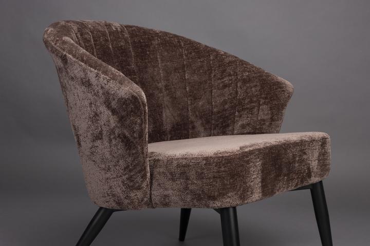 Actual product image Dutchbone Georgia Chair Lounge Purple
