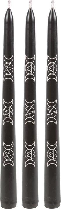 Actual product image Something Different Magic Triple Moon Taper Candle (Pack of 3) (3 pcs.)