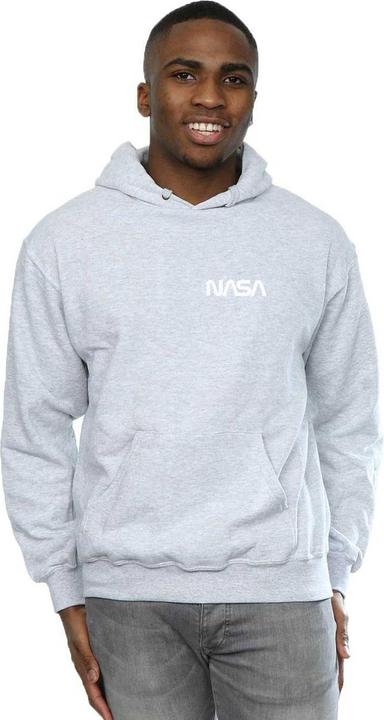 Immagine prodotto Nasa Modern Logo Chest Felpa con Cappuccio Uomo (XXL)