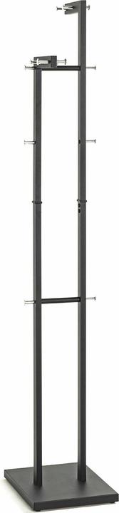 Chromed, Black powder-coated