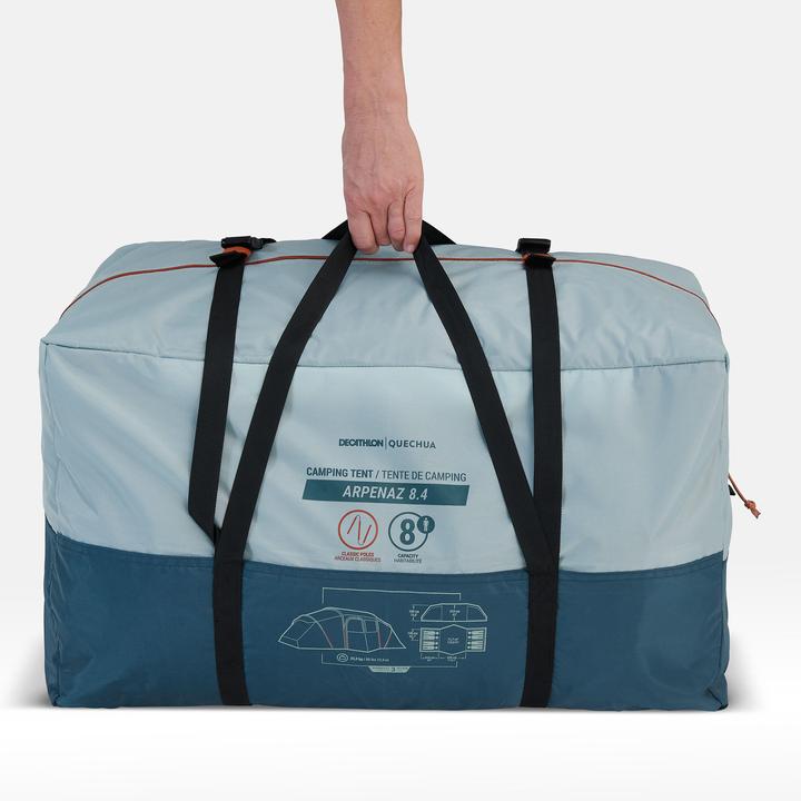 Immagine prodotto Quechua Arpenaz 8.4 (Tenda a cupola, 24 kg, 8 persone)
