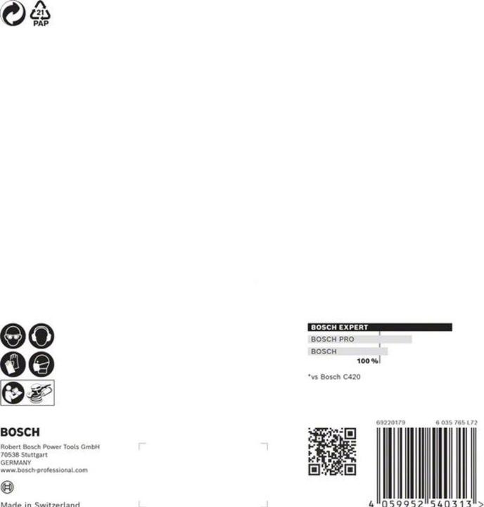 Produktbild Bosch Professional Zubehör EXPERT M480 Schleifnetz für Exzenterschleifer, 150 mm, G 180, 5 Stück (180)