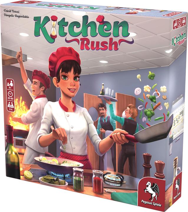 Actual product image Pegasus 51223E - Kitchen Rush (English Edition), Board Game (English)