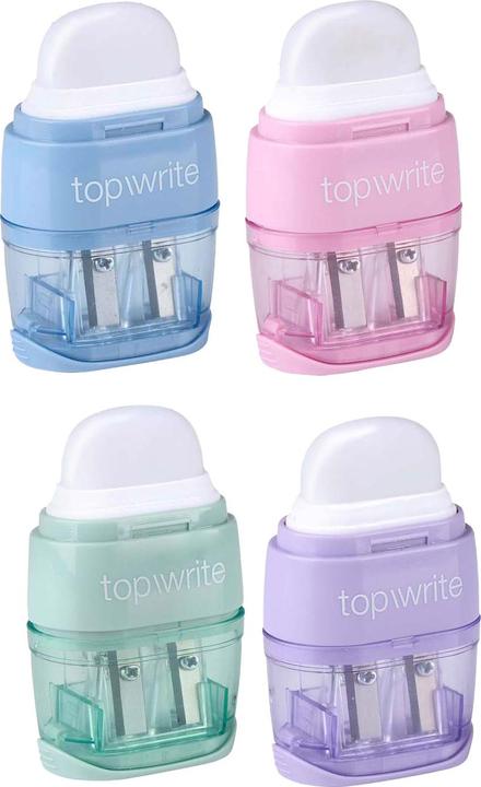 Produktbild Topwrite Eraser and sharpener 4as