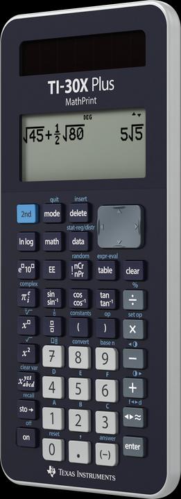 Immagine prodotto TI 30X Plus MathPrint (Celle solari, Batterie)
