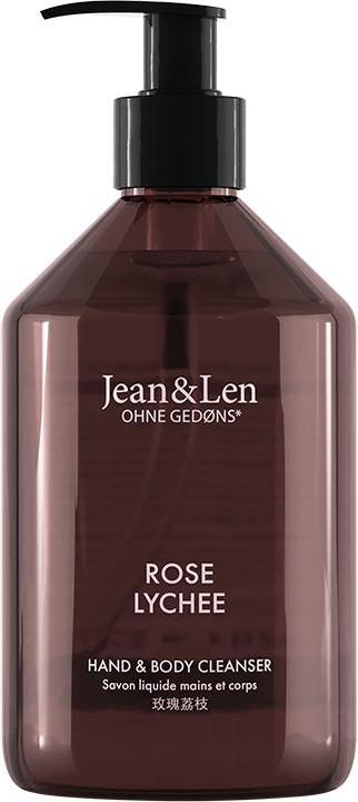 Actual product image Jean & Len Hand & Body Cleanser Peony/Lychee, 500 ml (500 ml)