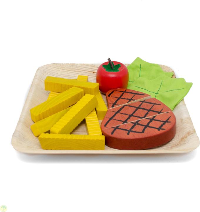 Produktbild Activity Board Steak mit Pommes frites, Holzspielzeug