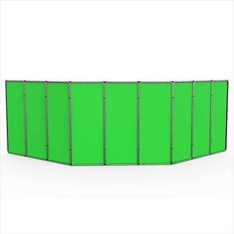Produktbild Studioking Panorama Hintergrund Green Screen FSF-240900PT 240x900cm (900 cm, 240 cm)