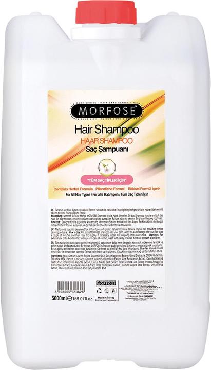 Actual product image Morfose Herbal Classic Shampoo 5000ml (5000 ml, Liquid shampoo)