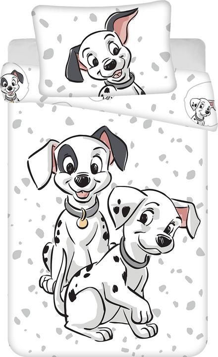 Actual product image Tinisu 101 Dalmatiner Kinder-Bettwäsche 100 x 135 cm - weiche Baumwolle