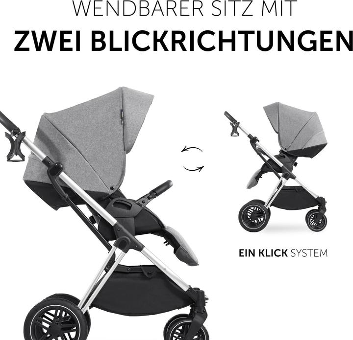 Produktbild Hauck Vision X Set Silver Melange Grey