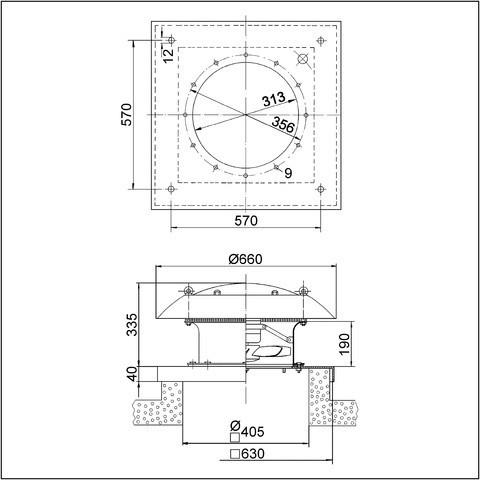 Immagine prodotto Maico MAI EZD30/6B Ventilatore assiale da tetto INenn 0,33A IMax 0,33A