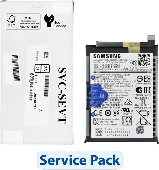 Image du produit Samsung Battery ServicePack Battery for A14 5G A146 GH81-23314A