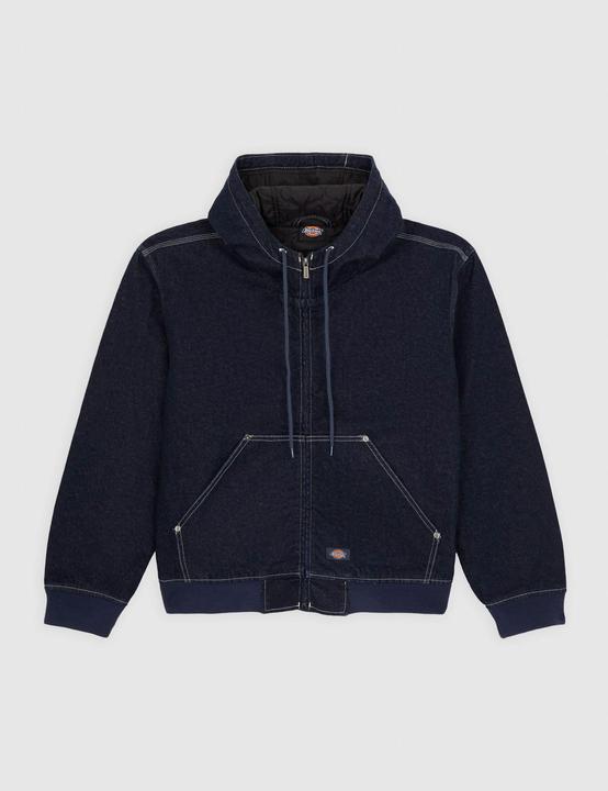 Dickies Hooded Denim Jacket Rinsed (XS)