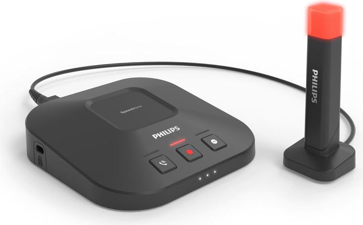Image du produit Philips Casque de dictée SpeechOne (sans fil) avec télécommande (PSM6500)