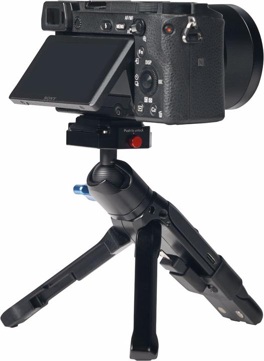 Immagine prodotto Sirui 3T-R Mini/treppiede da tavolo con telecomando Bloothooth Alu nero (Metallo)