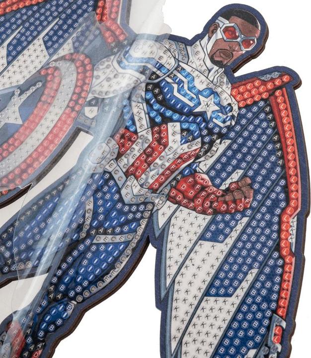 Actual product image Craft Buddy Falcon, Crystal Art XL Buddy, ca. 16x25cm
