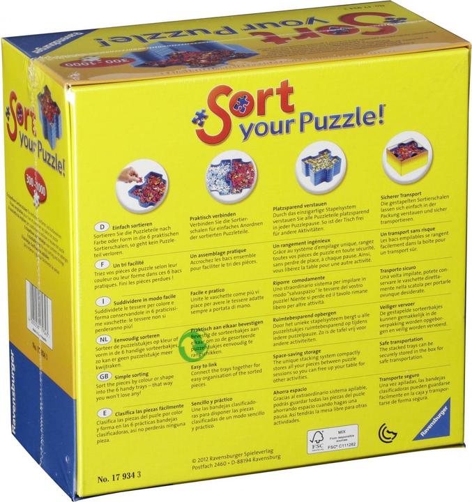 Produktbild Ravensburger Stapelbare Art Tabletts (1000 Teile)