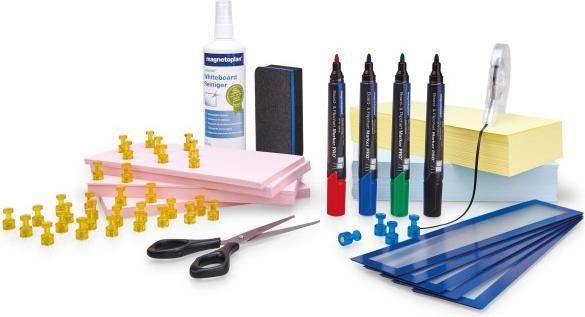 Image du produit Magnetoplan SCRUM BOARD - Tableau blanc XL-Set (180 x 120 cm)