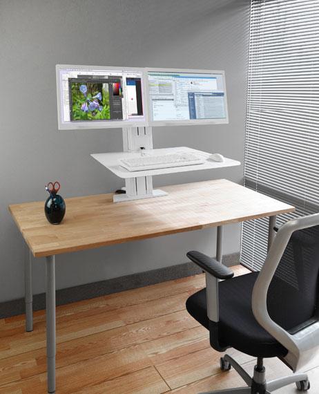 Produktbild Ergotron WorkFit Steh-Sitz Arbeitsplatz (Tisch, 24")