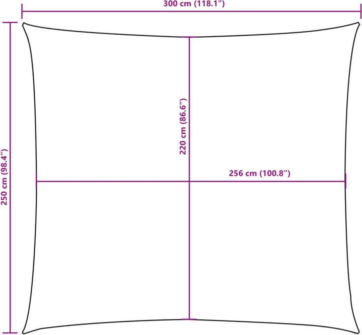 Image du produit VidaXL Voile d'ombrage (250 x 300 cm)