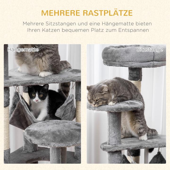 Produktbild Jamb Katzenbaum (132 cm, Grau)