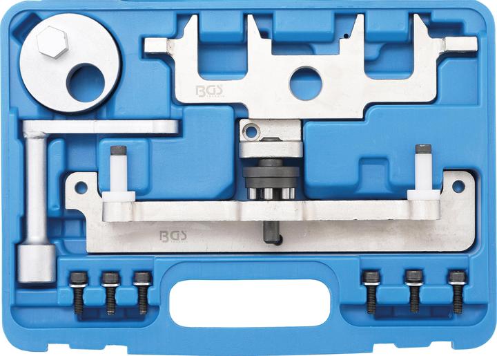 Actual product image BGS Timing Chain Mounting Tool Set for Mercedes-Benz Engine 651 10 pcs.