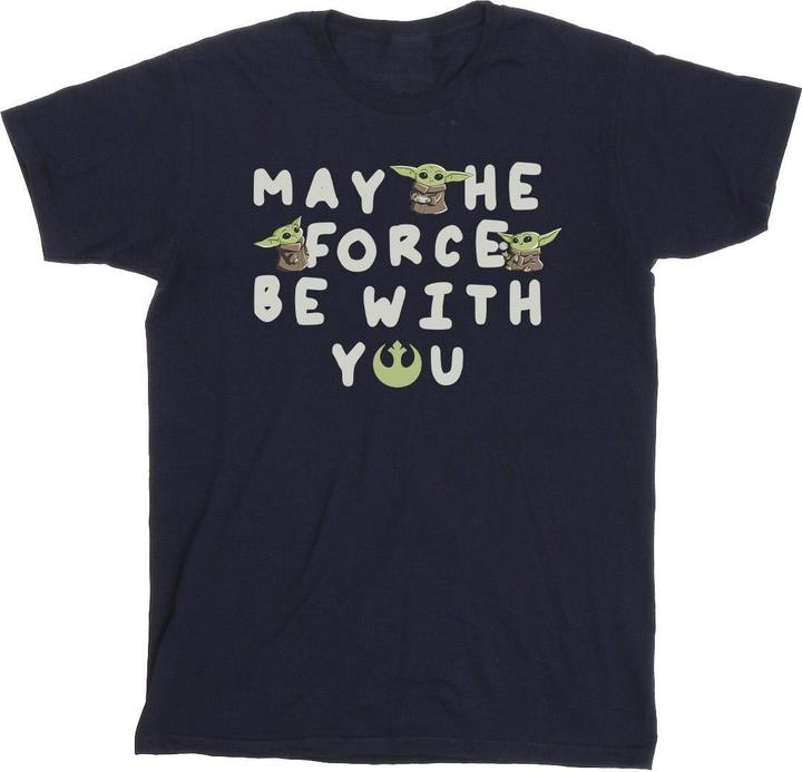 Produktbild Star Wars The Mandalorian Grogu May The Force Be With You TShirt (L)