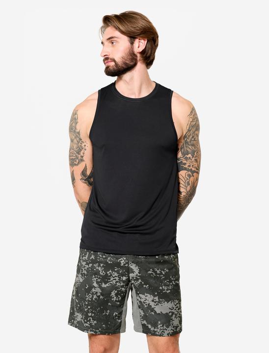 Domyos Tank Top Herren atmungsaktiv - schwarz