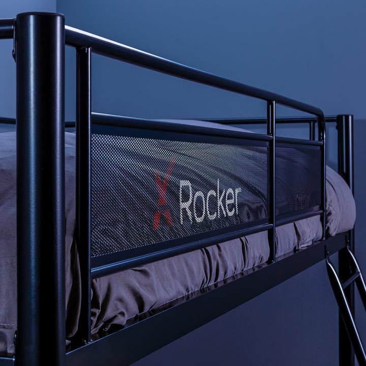 Immagine prodotto X Rocker Xrocker Hq - Letto da gioco a letto alto con scrivania - Nero e rosso