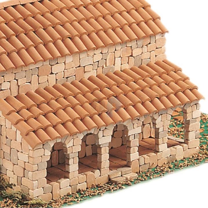 Image du produit Block Cuit. Kit maquette 3D en céramique - Église monastique romane (26 x 14 x 22 cm)
