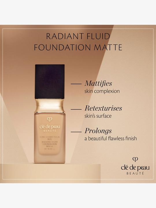 Image du produit Clé De Peau Radiant Fluid Foundation Matte O10 (O10 - Light Ocher)